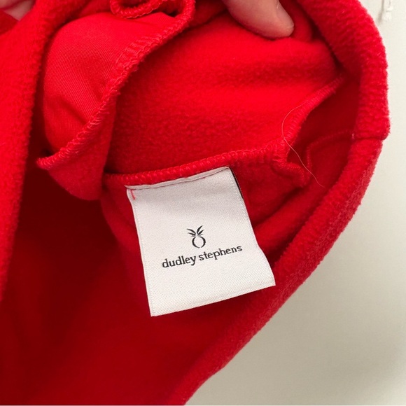 Dudley Stephens Greenpoint Fleece Turtleneck Red Sweater - Picture 7 of 9